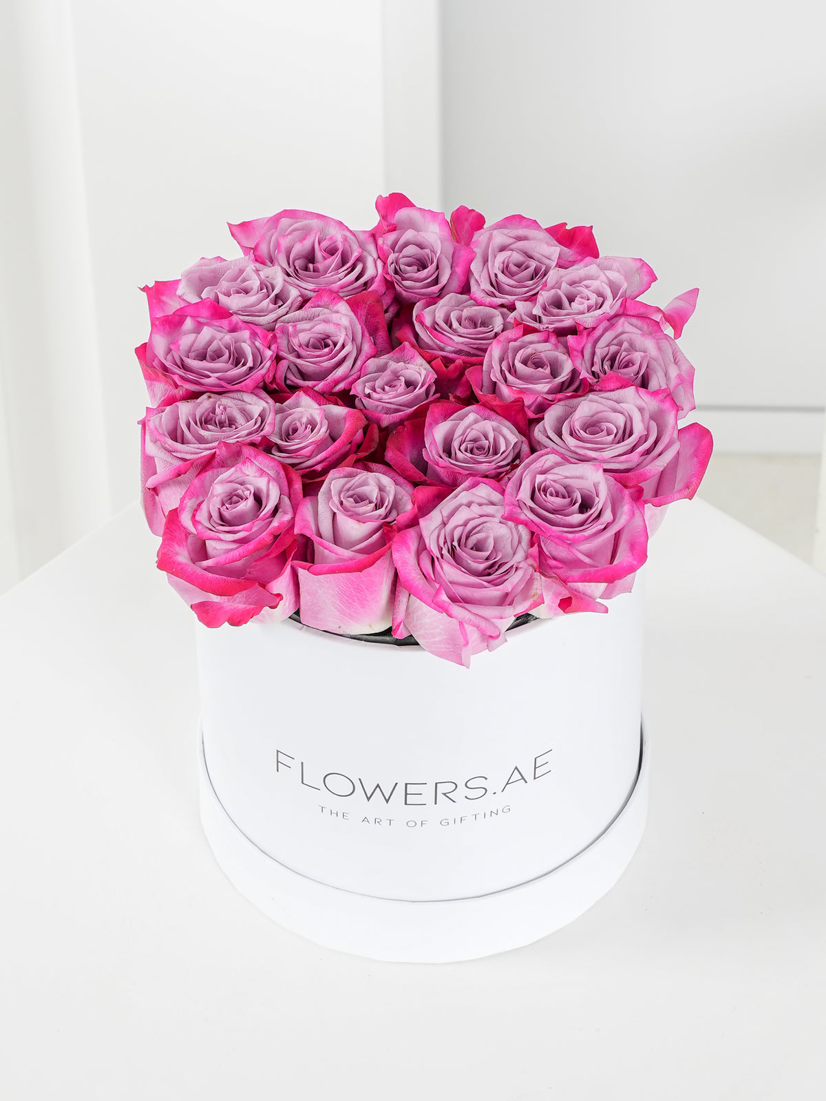 Petite Purple Roses - Hatbox