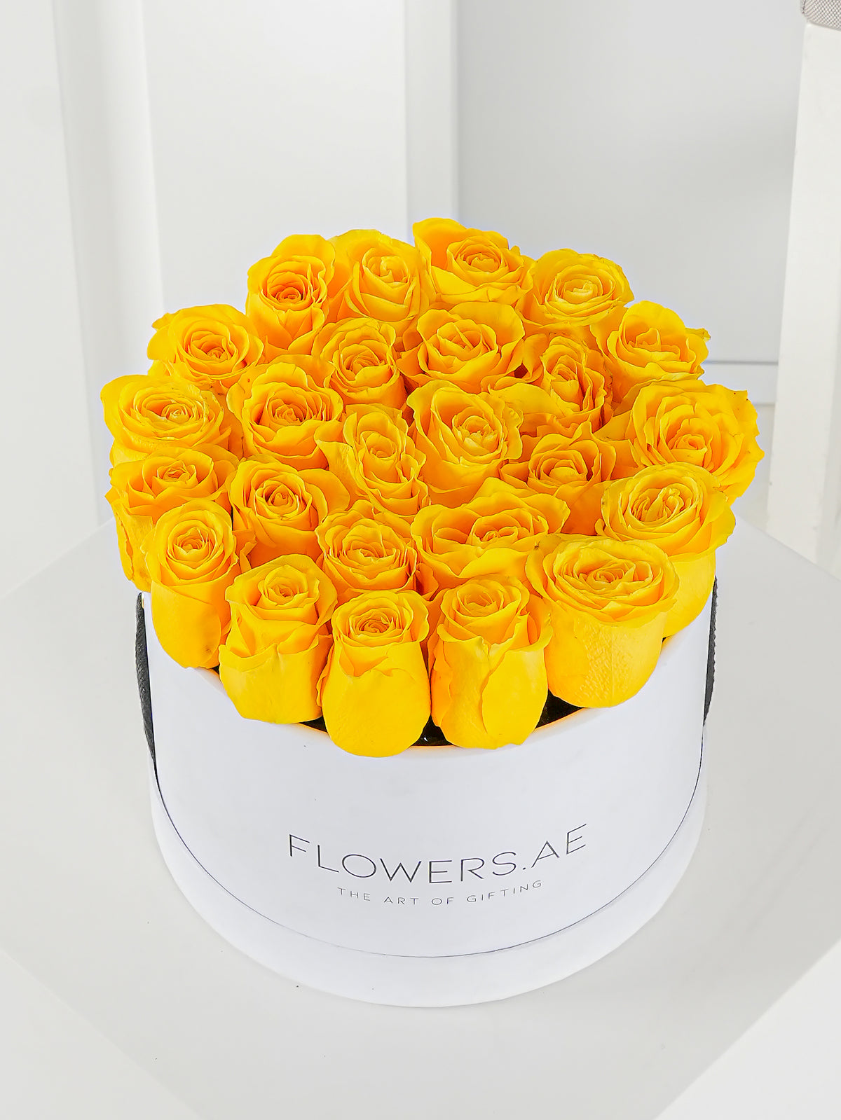 Yellow Roses - Hatbox