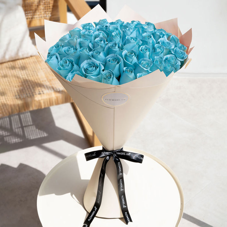 50 Tiffany Blue Roses