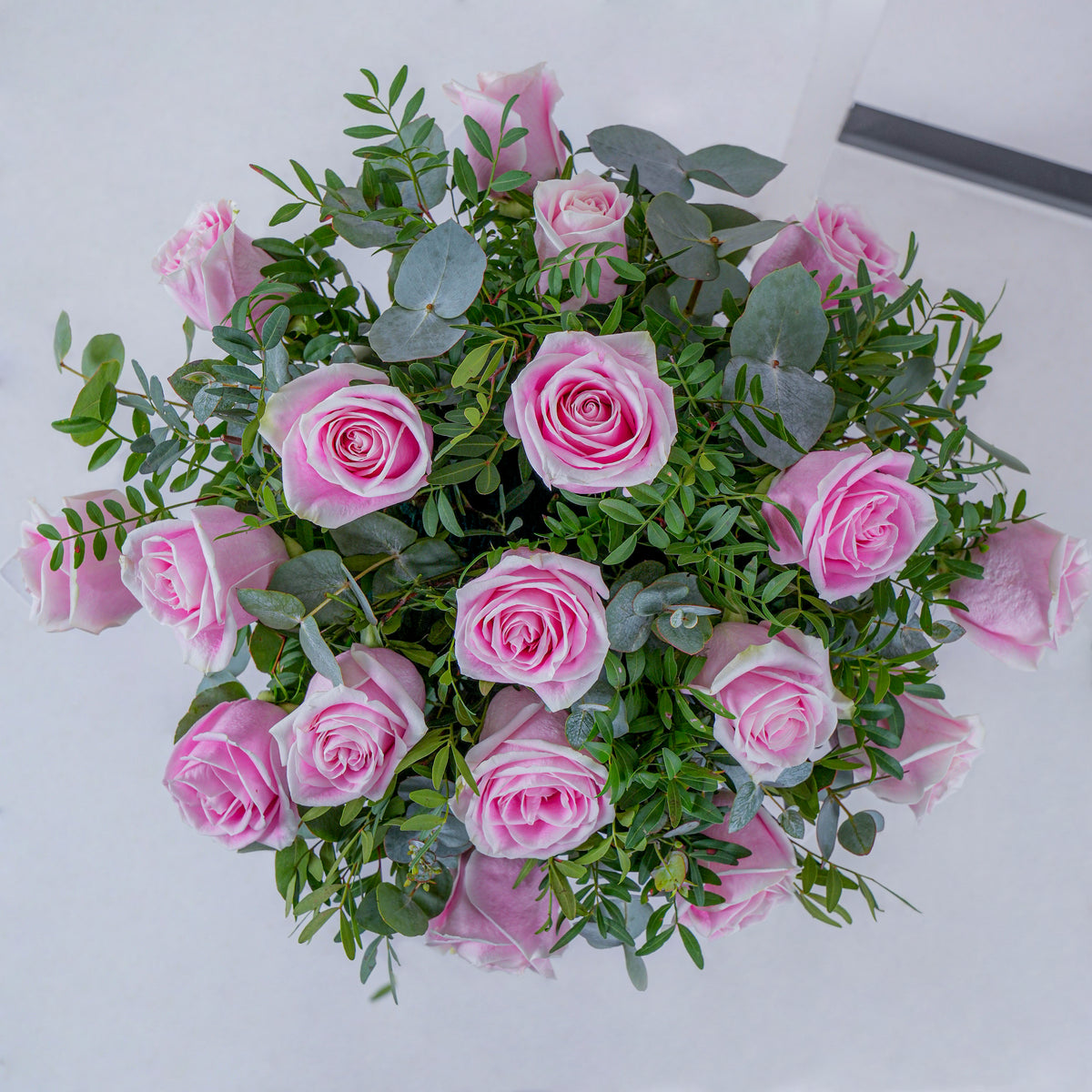 Pink Roses with greens