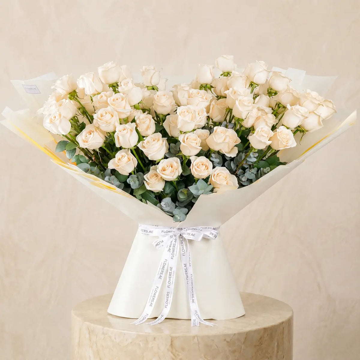 100 White Roses
