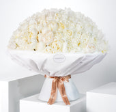 100 Pure White Peony