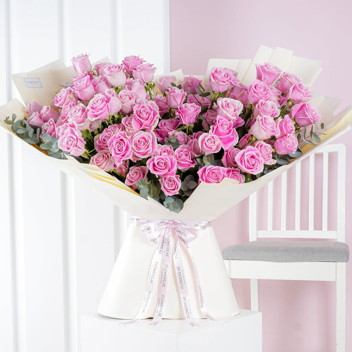 Anniversary 100 Pink Roses