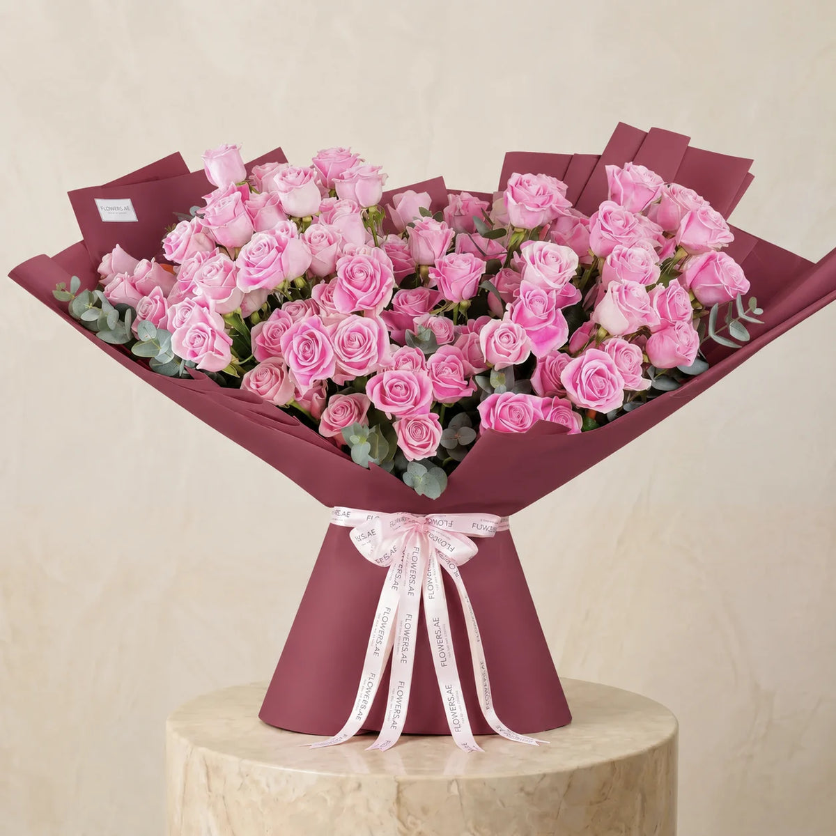 100 Pink Roses