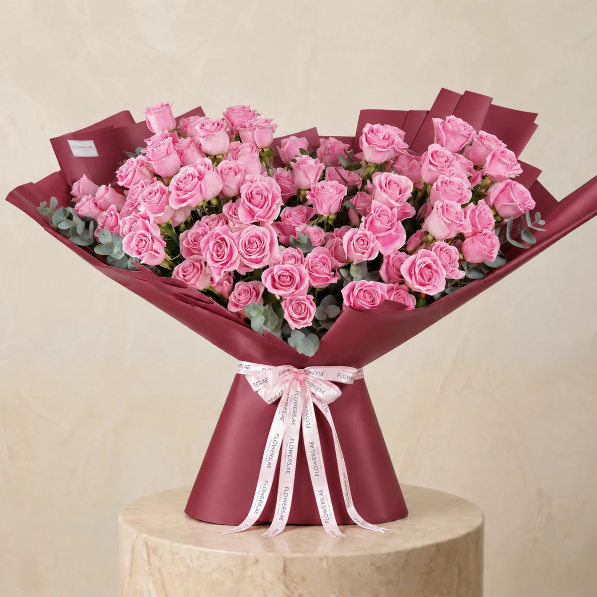 100 Pink Roses
