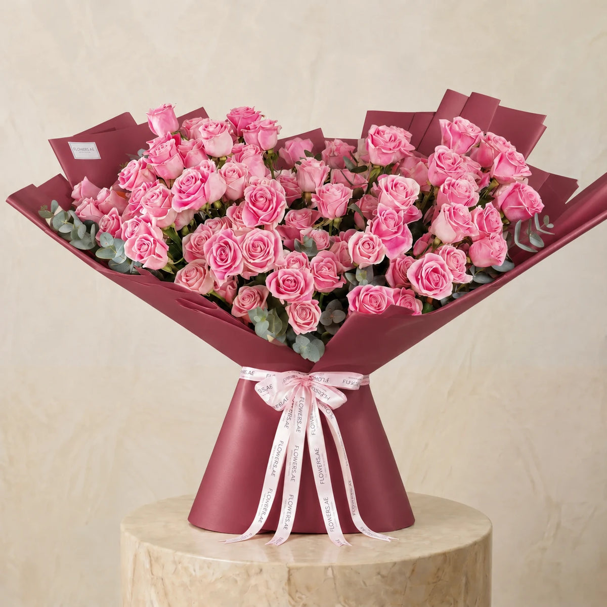 100 Pink Roses