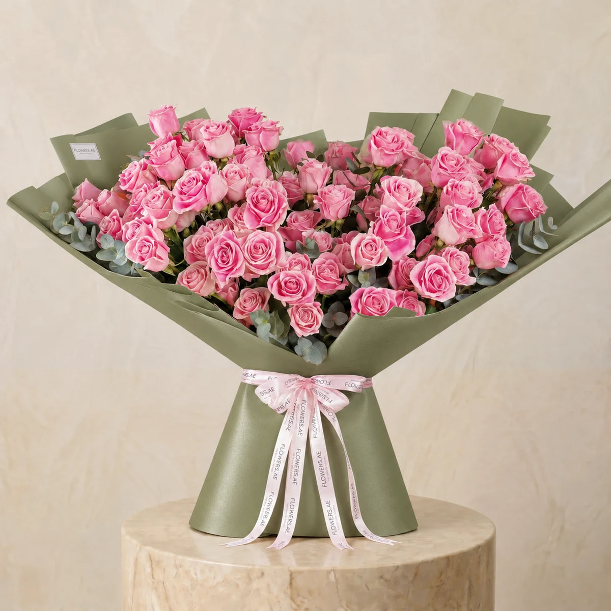 100 Pink Roses