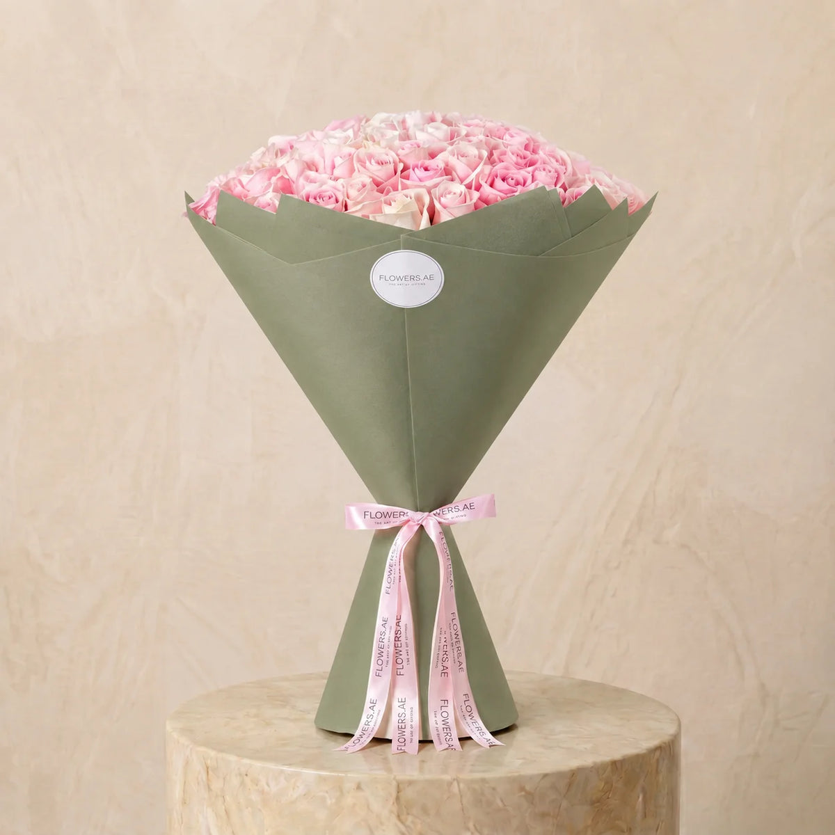 100 Pink Roses