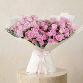 100 Pink Roses