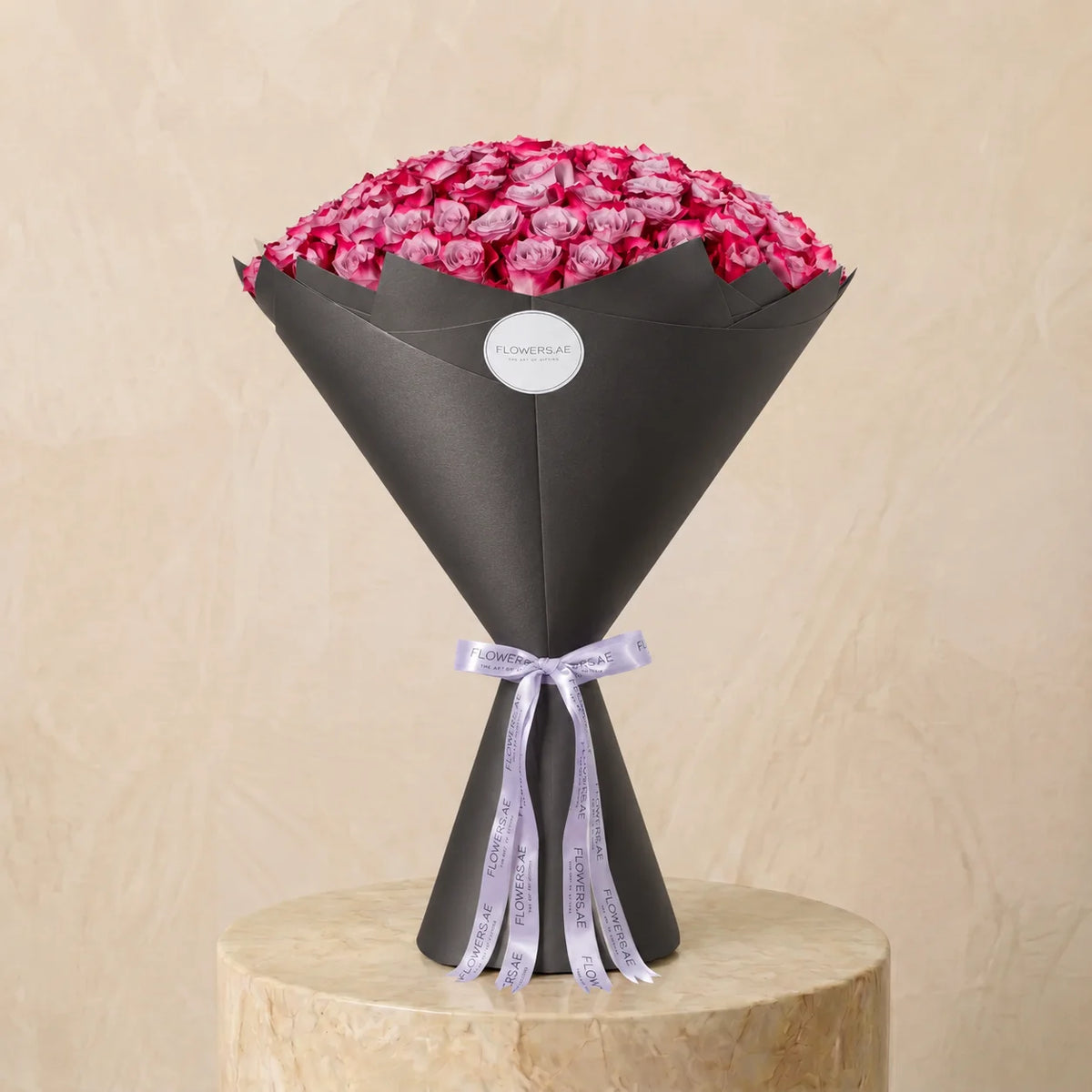 100 Purple Roses
