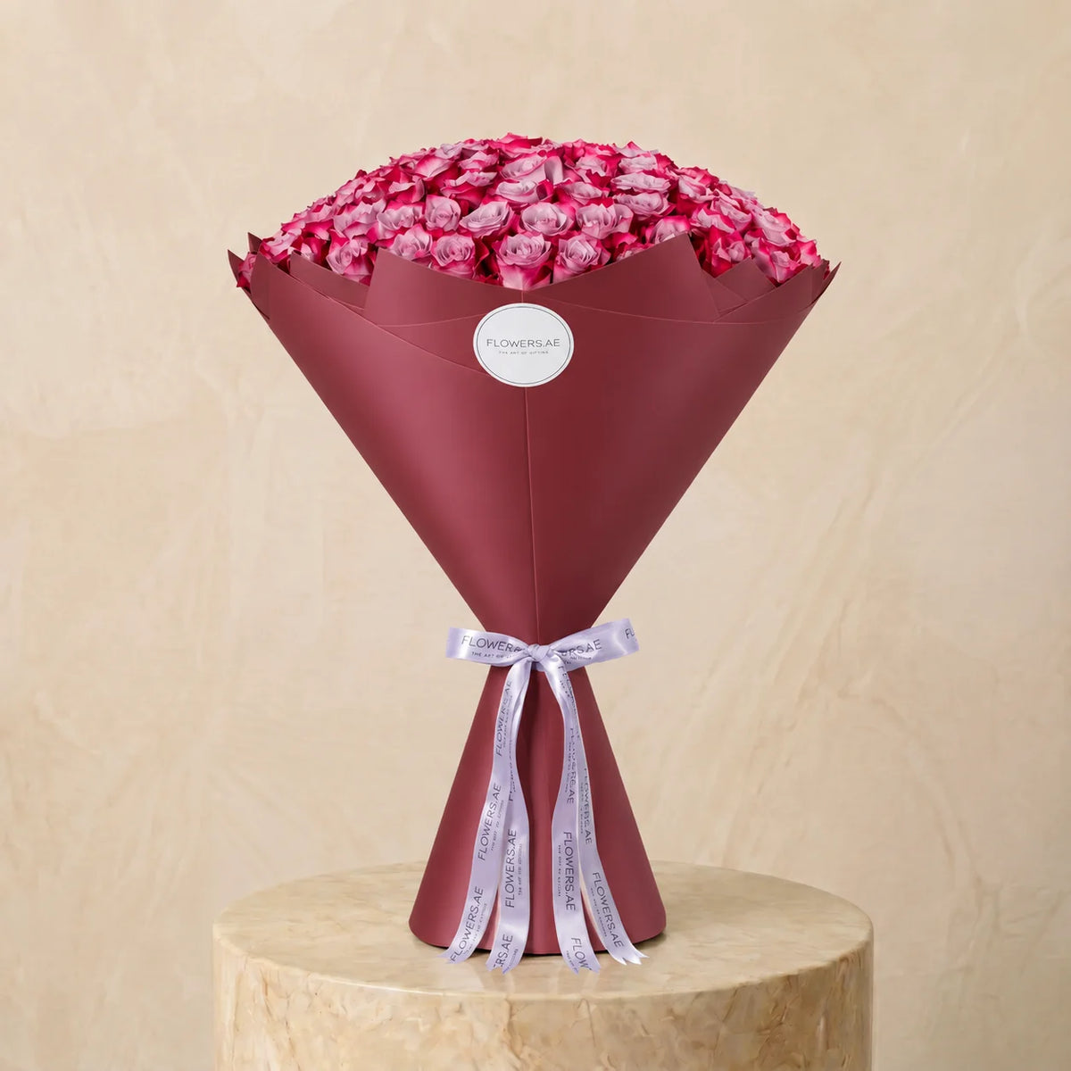 100 Purple Roses