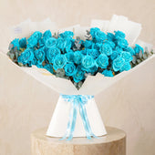 100 Tiffany Blue Roses