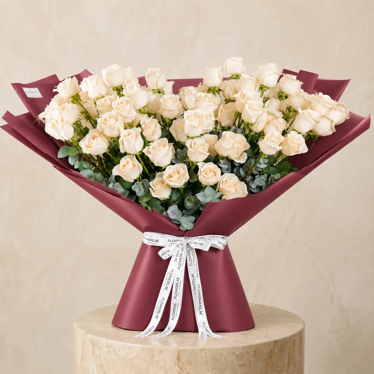 100 White Roses