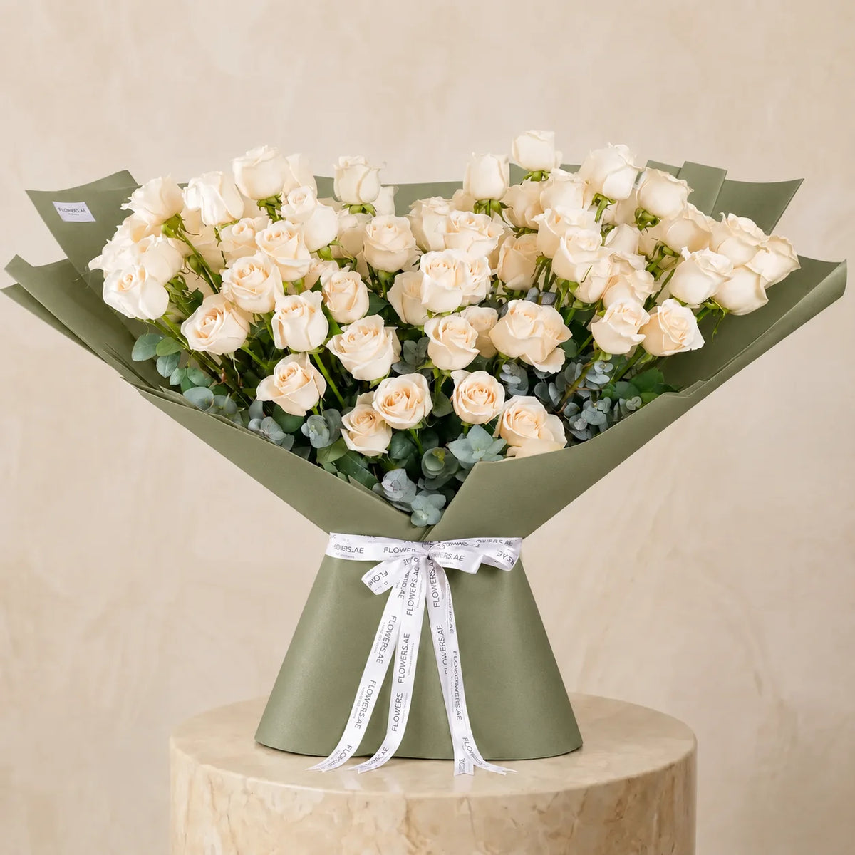 100 White Roses