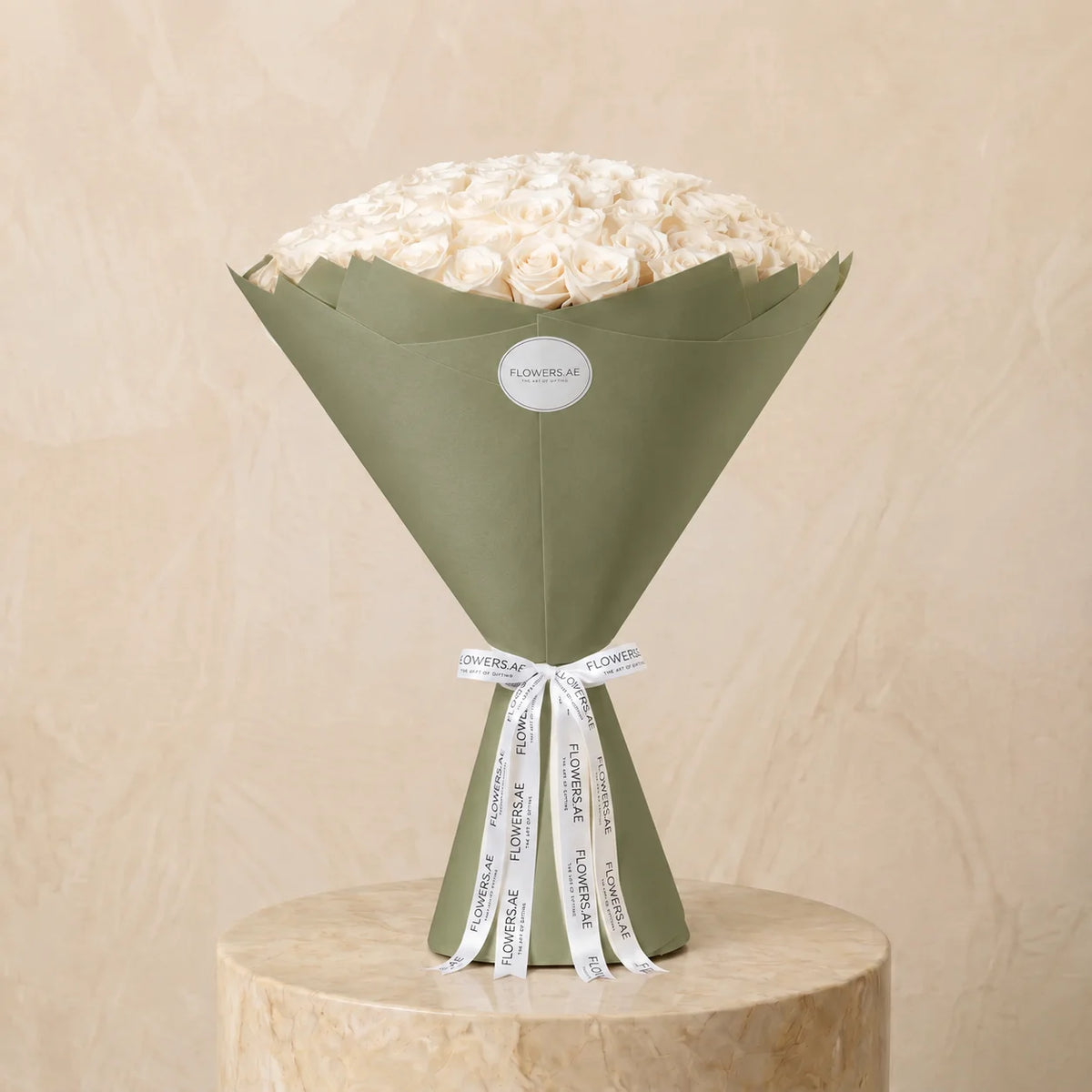 100 White Roses