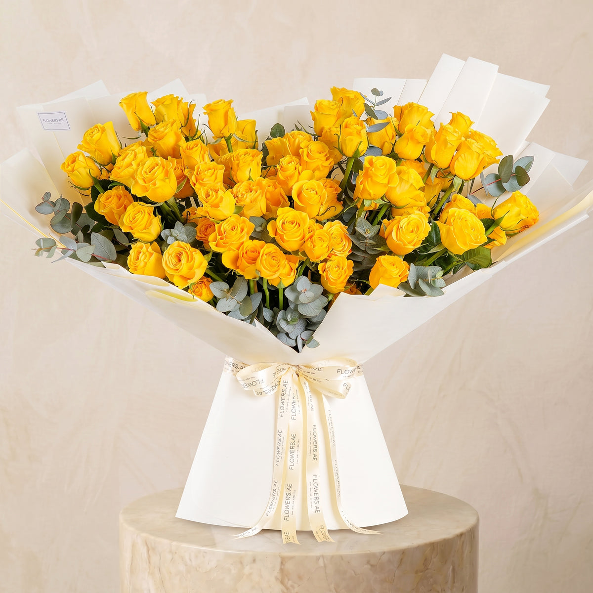 100 Yellow Roses