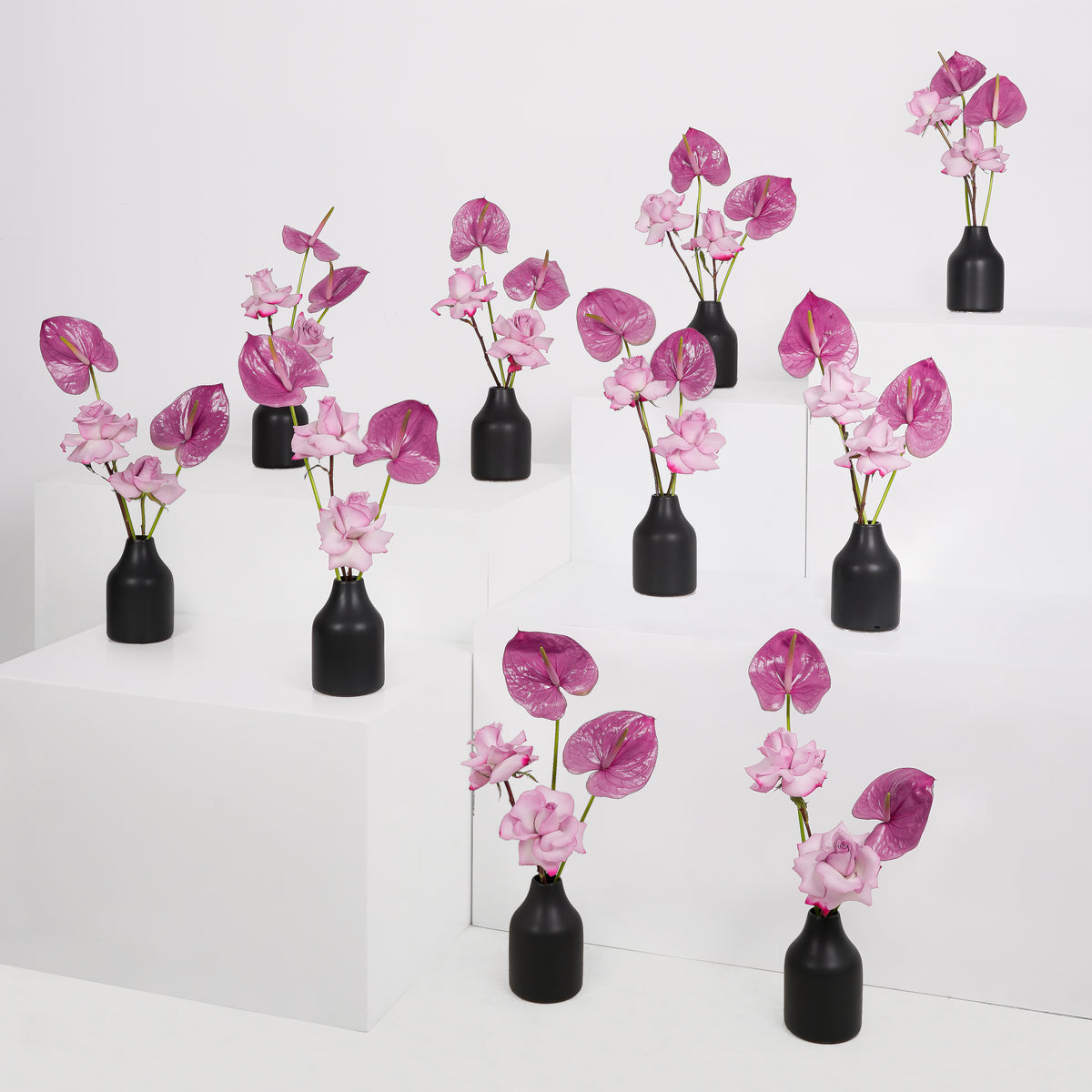 Elegant Purple Table Set