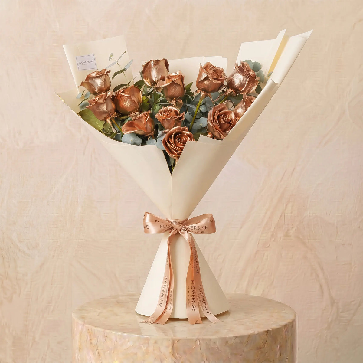 Congratulations 12 Gold Roses (Gift Set)