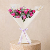 12 Purple Roses