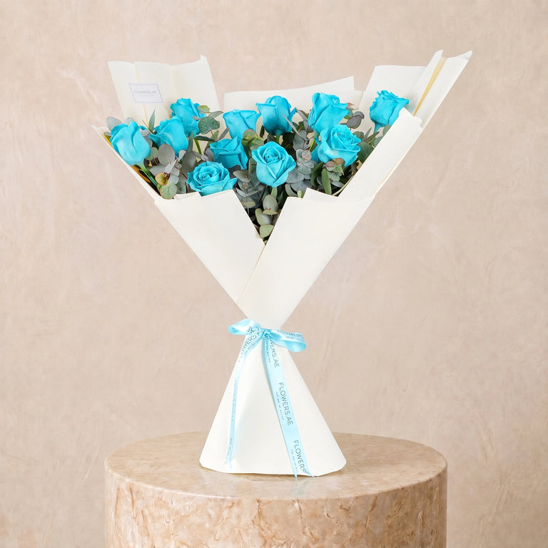 12 Tiffany Blue Roses