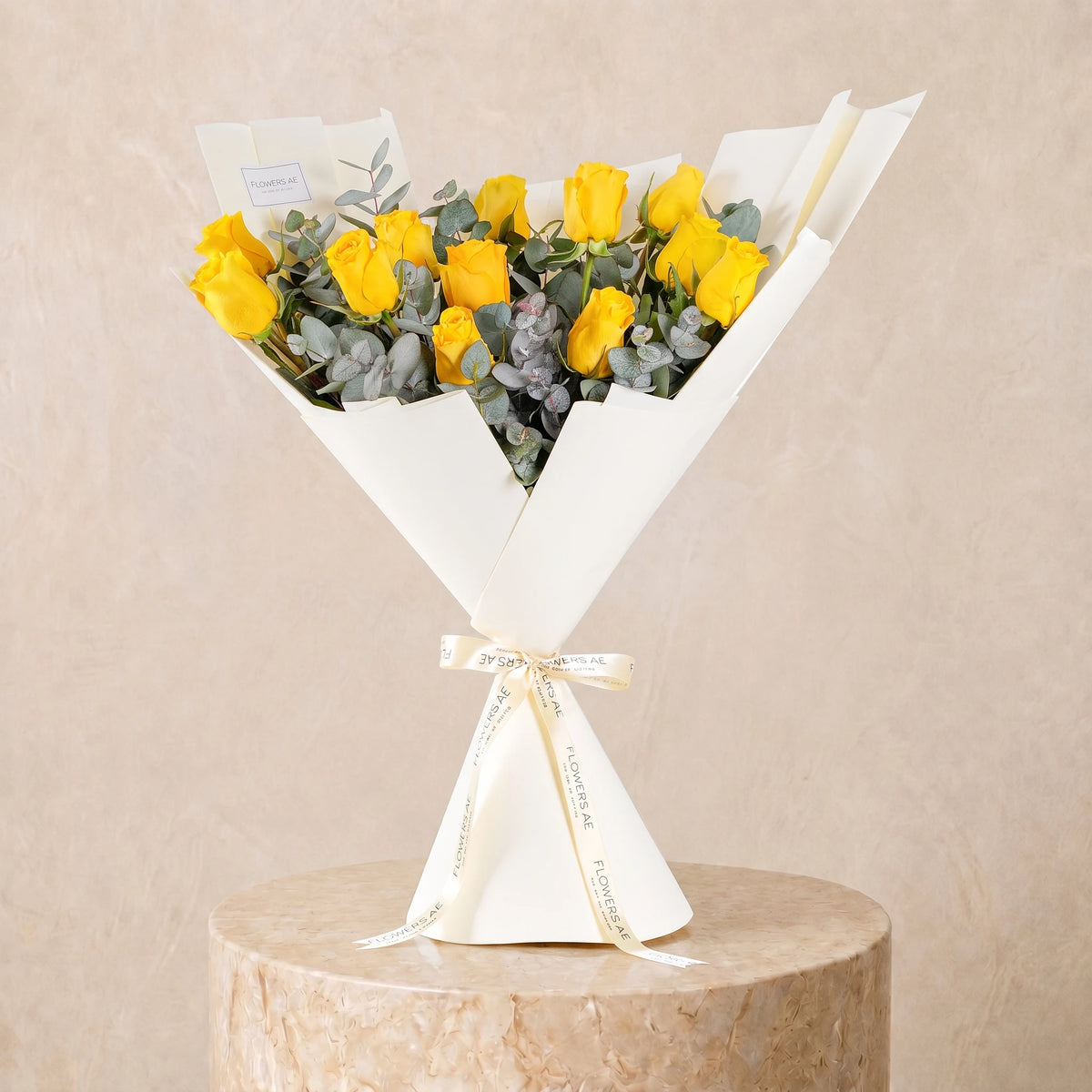 12 Yellow Roses