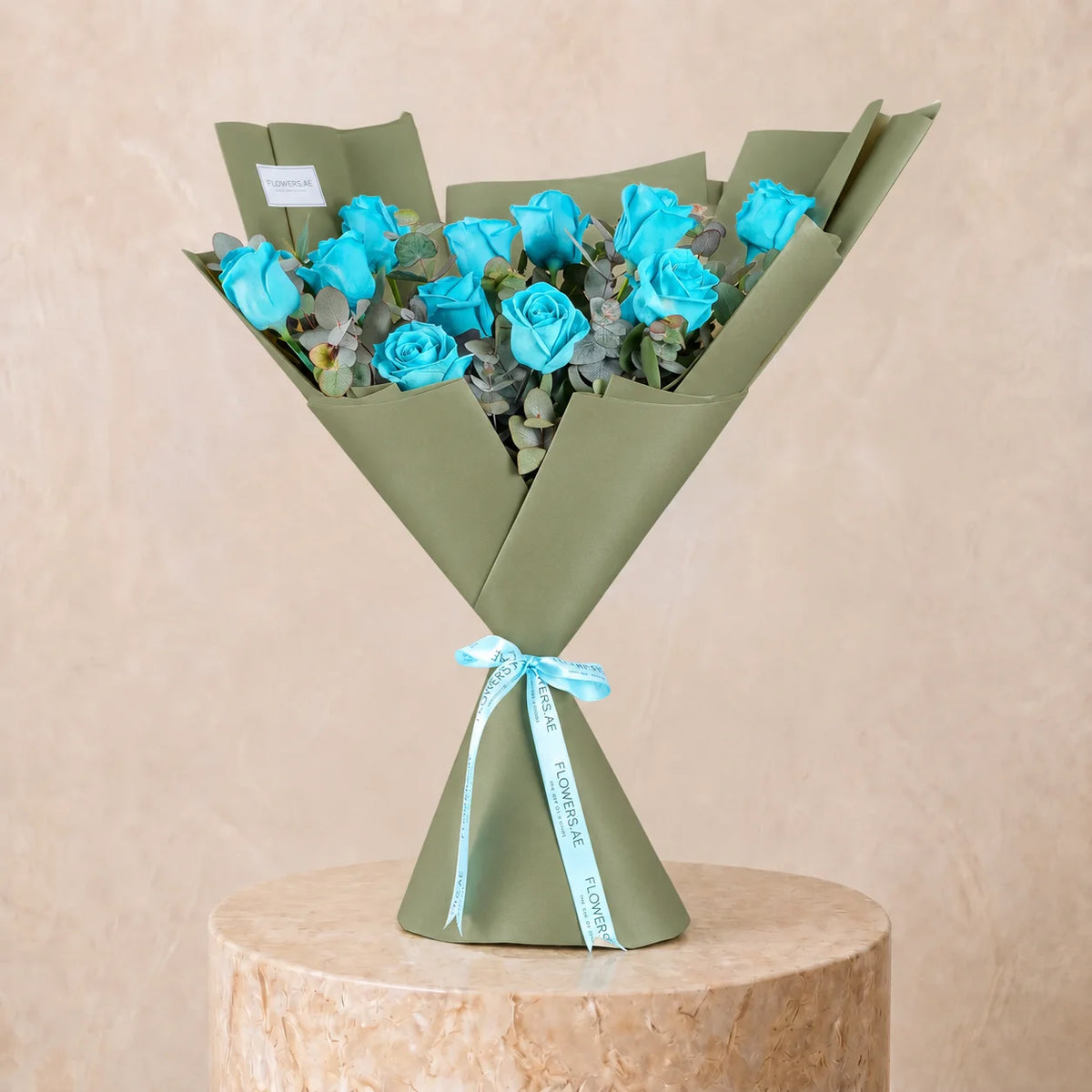 12 Tiffany Blue Roses