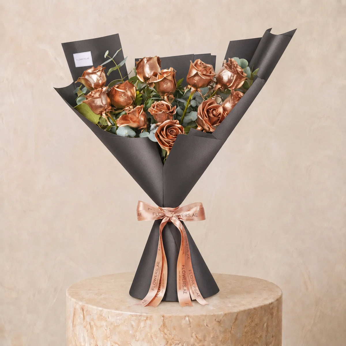 12 Gold Roses