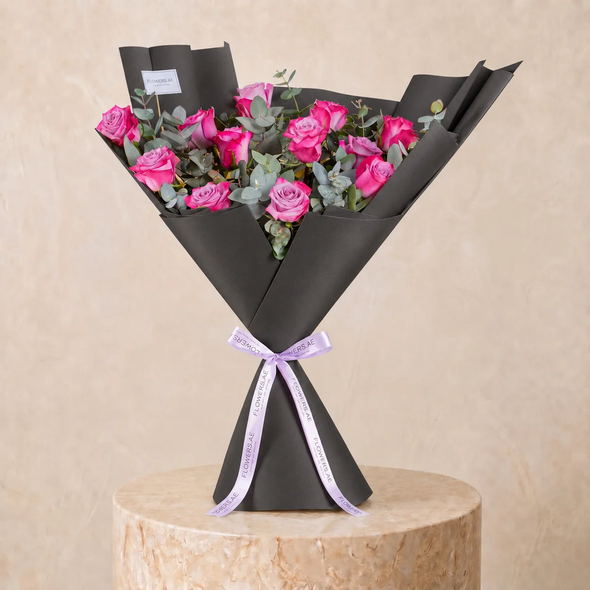 12 Purple Roses