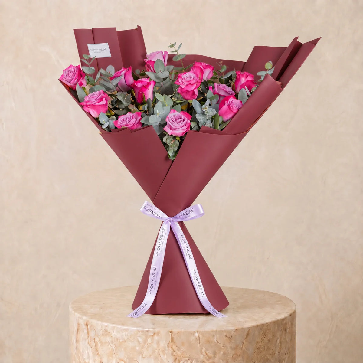 12 Purple Roses