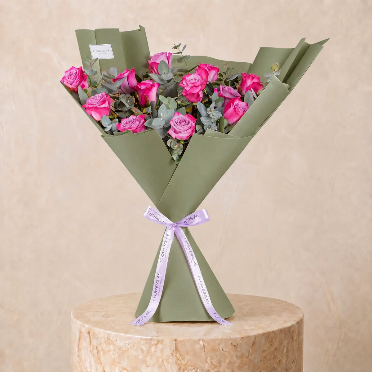 12 Purple Roses