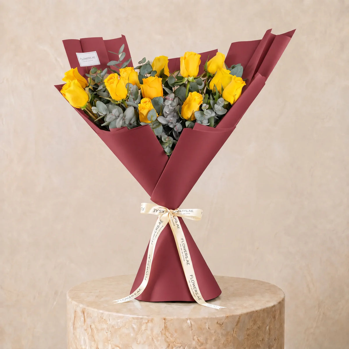 12 Yellow Roses