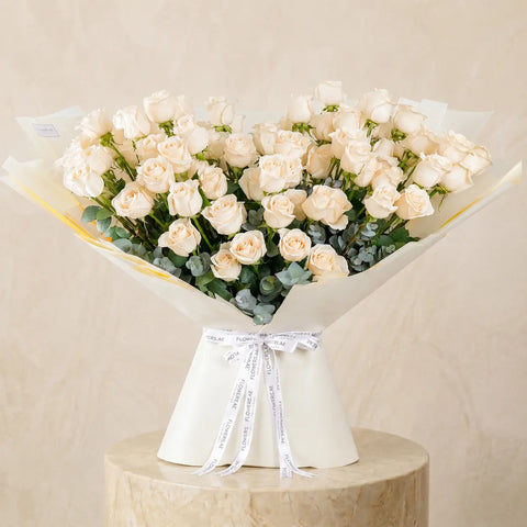 200 White Roses