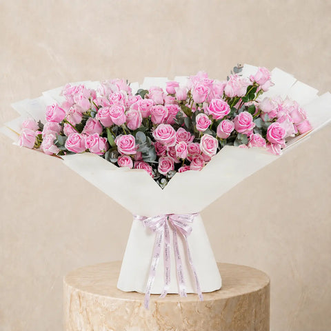 200 Pink Roses