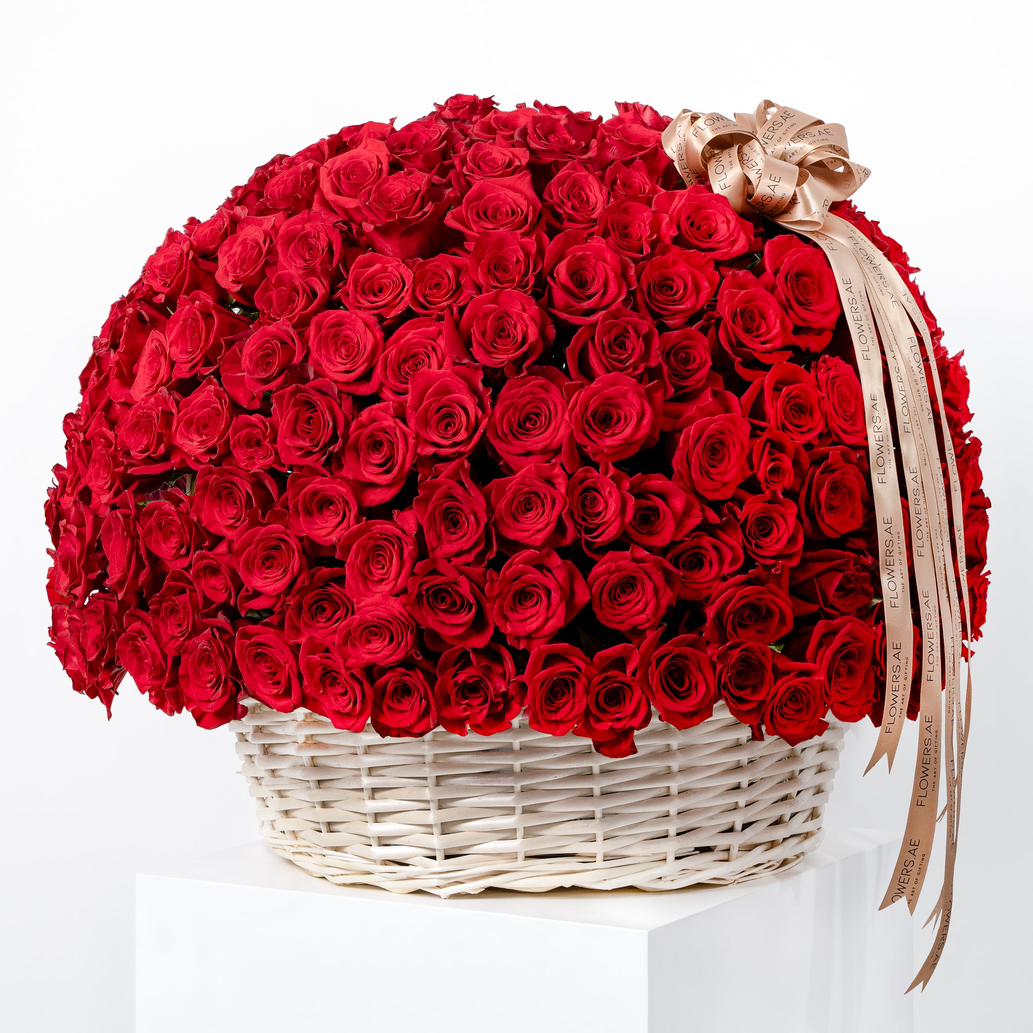 365 Red Roses 365 Red Roses Basket | Free Same-Day Delivery to all Emirates - Flowers.ae