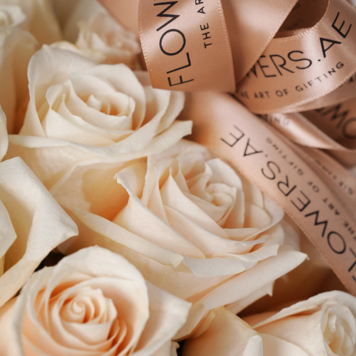 365 White Roses Basket