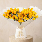 Get Well 200 Yellow Roses