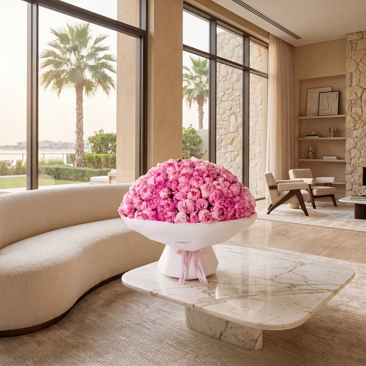 200 Pure Pink Peony