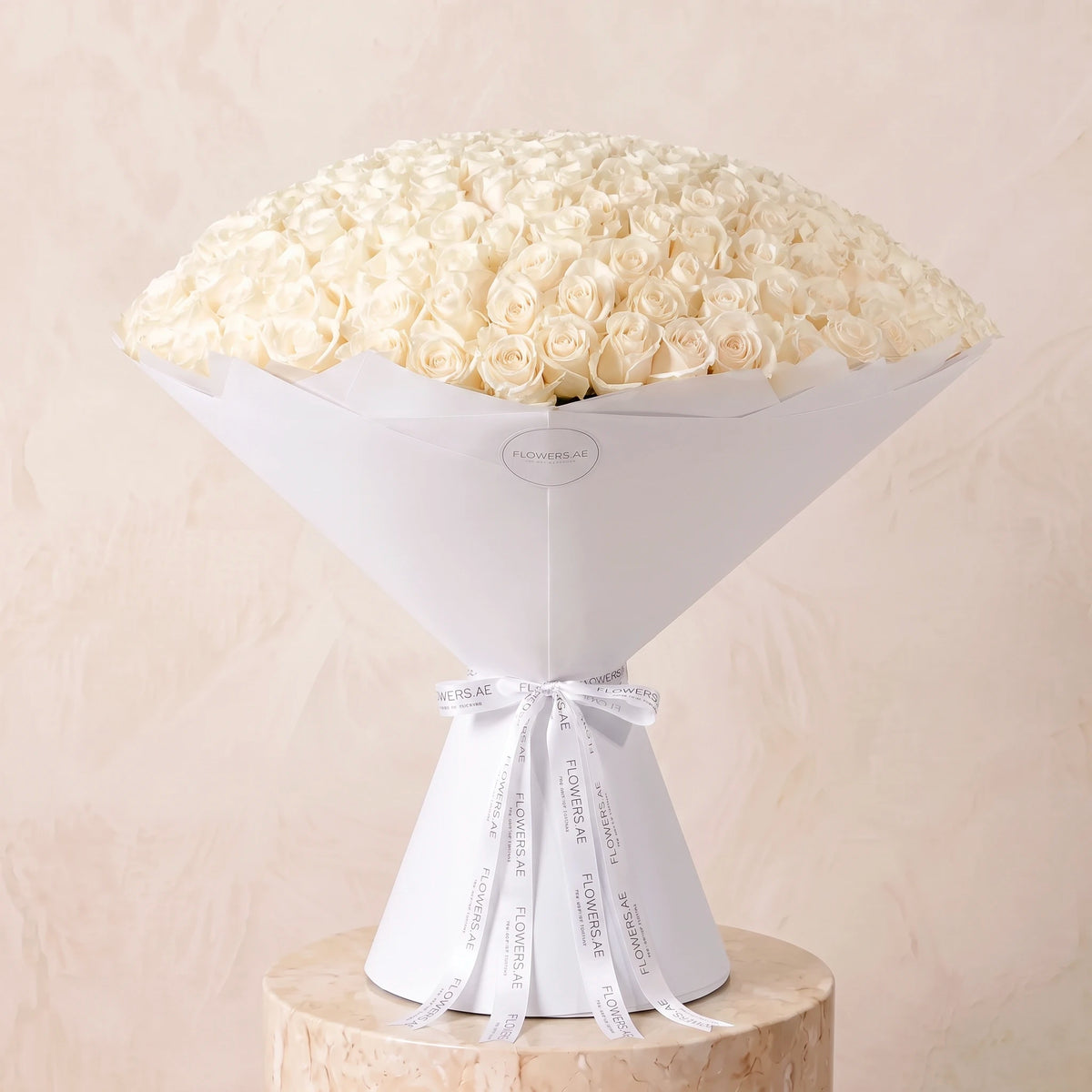 200 White Roses