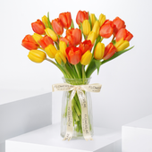 Luxury Golden Tulips Vase