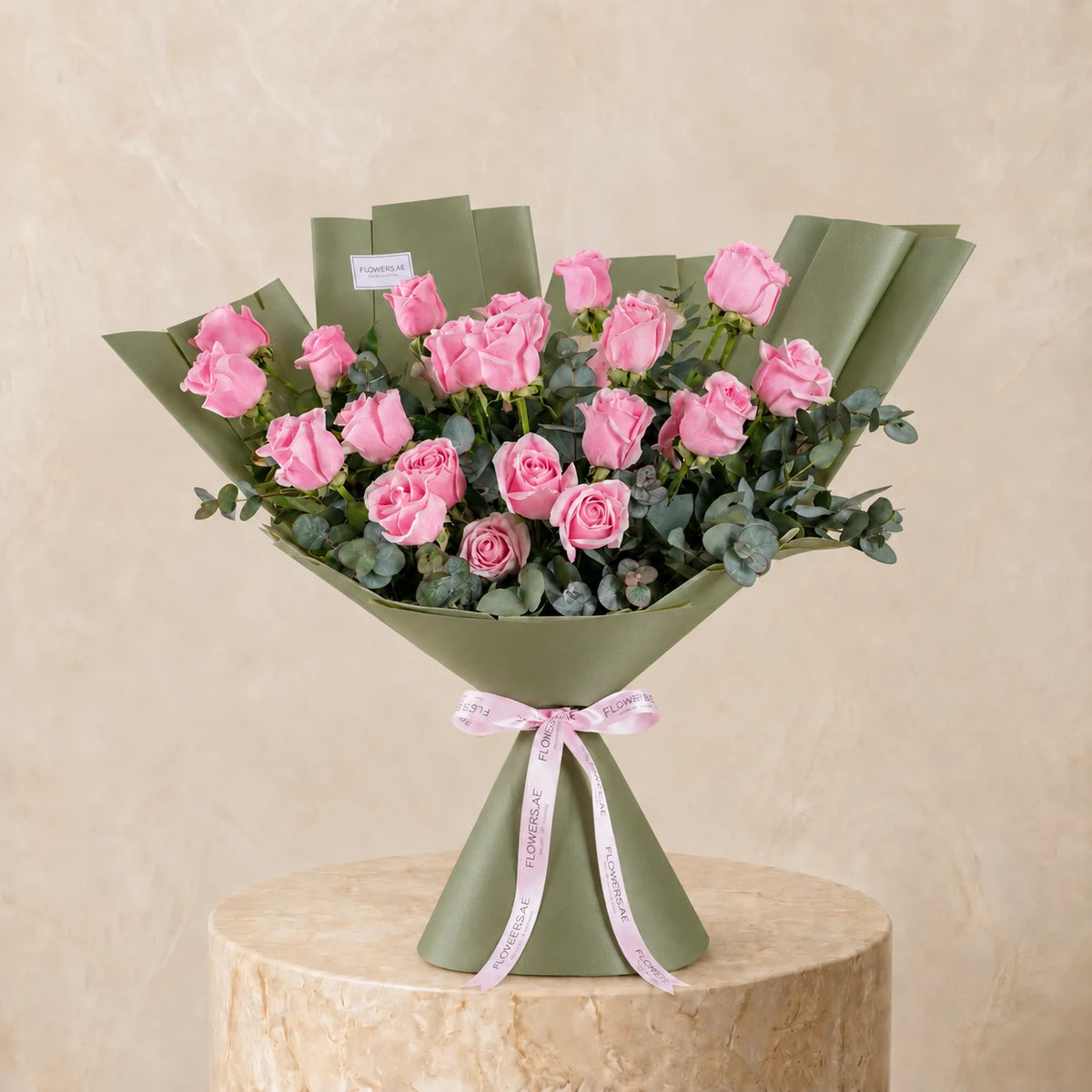 25 Pink Roses