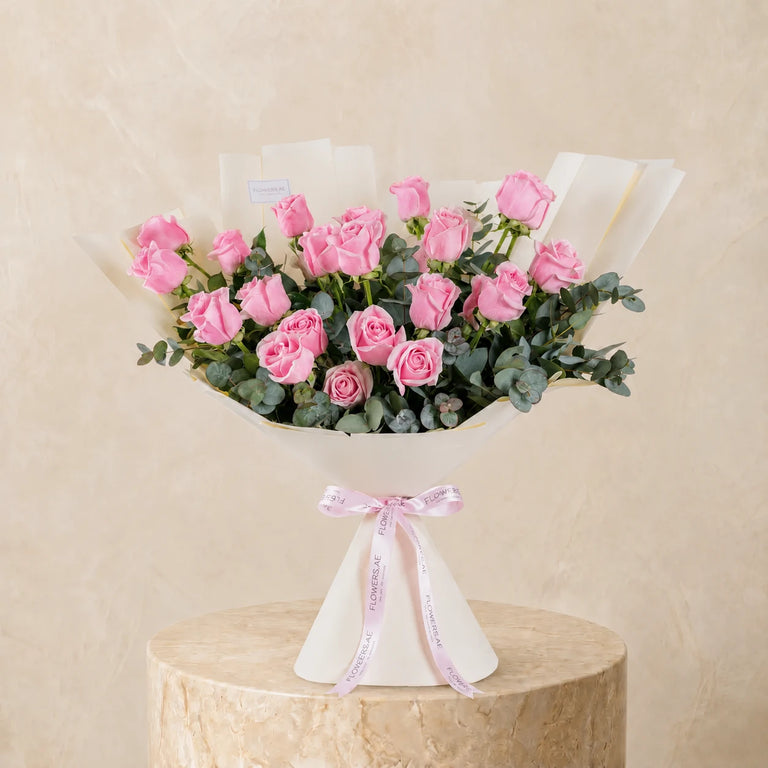 25 Pink Roses