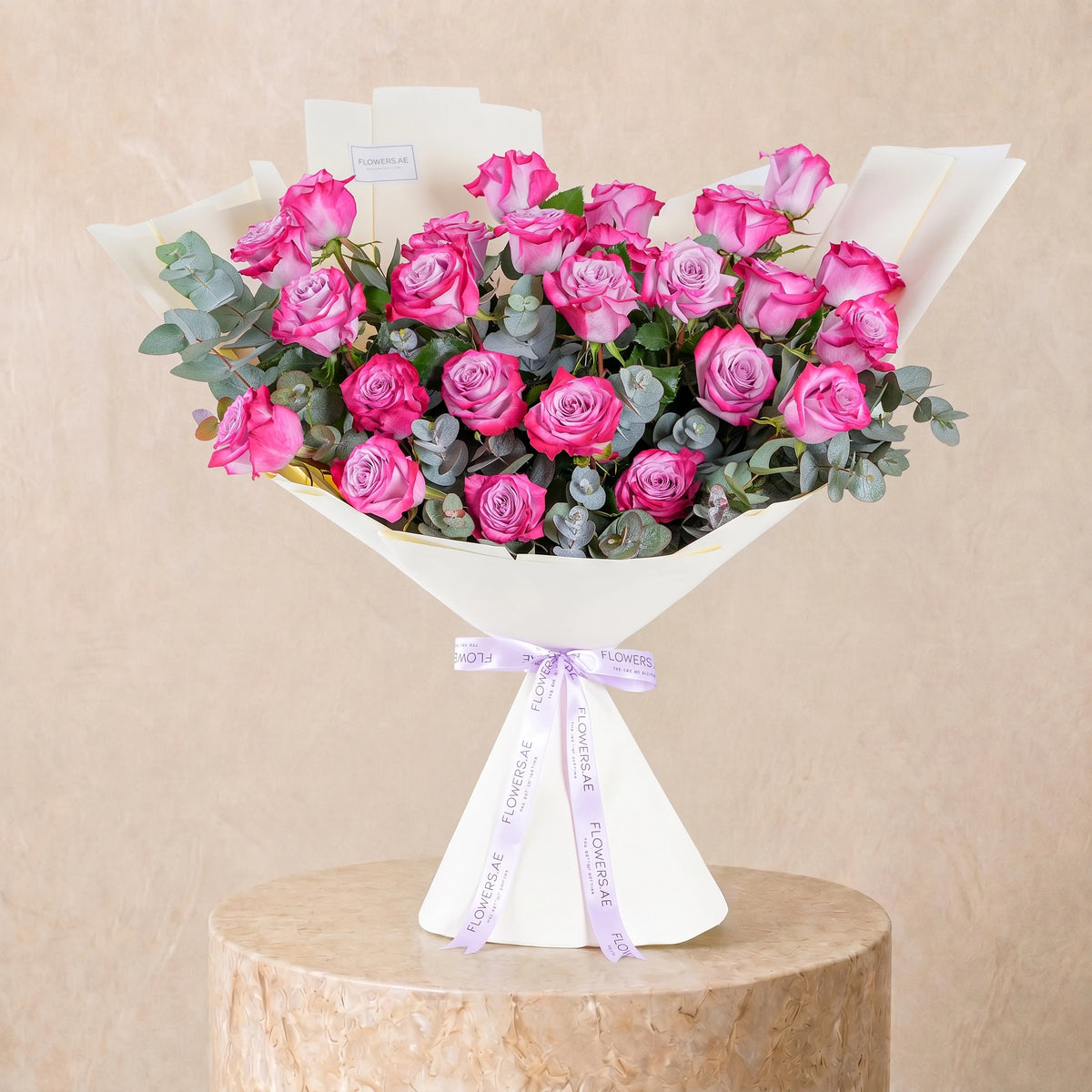 25 Purple Roses