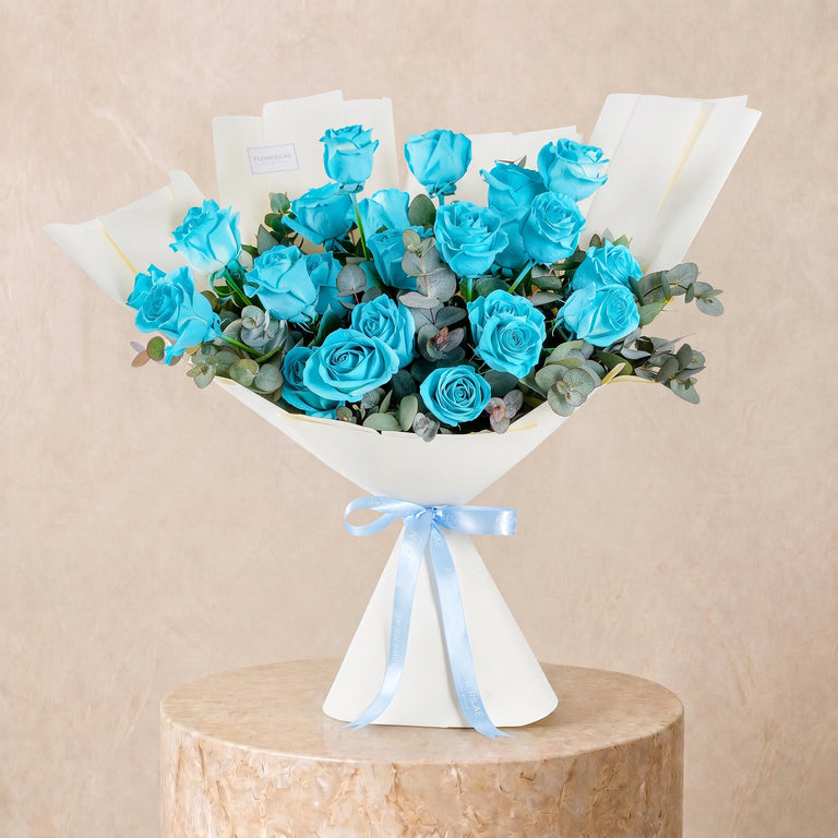 25 Tiffany Blue Roses
