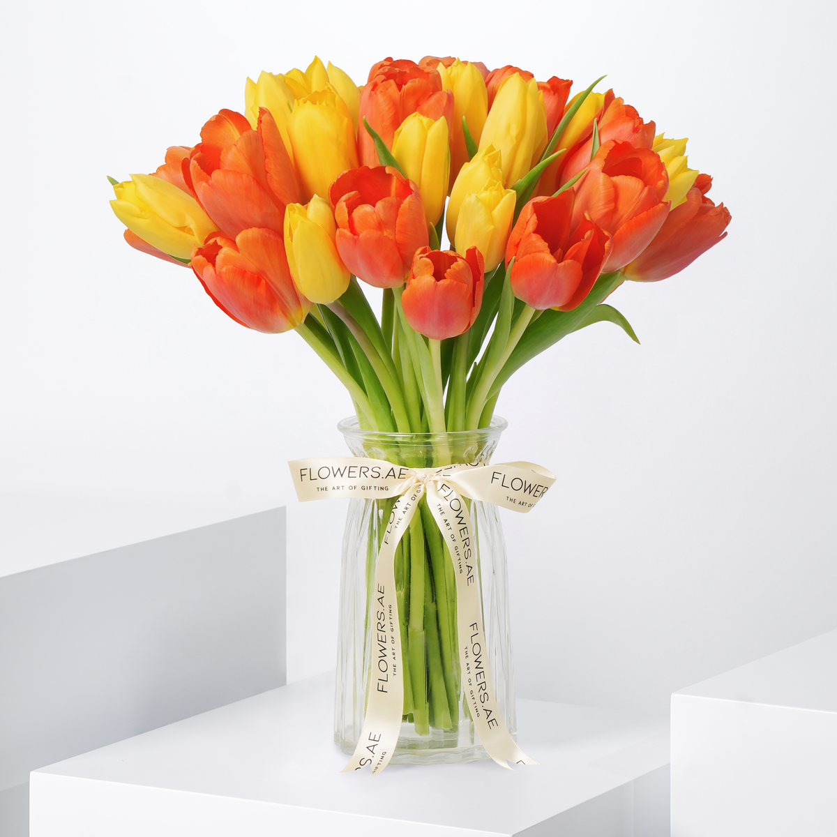 Luxury Golden Tulips Vase