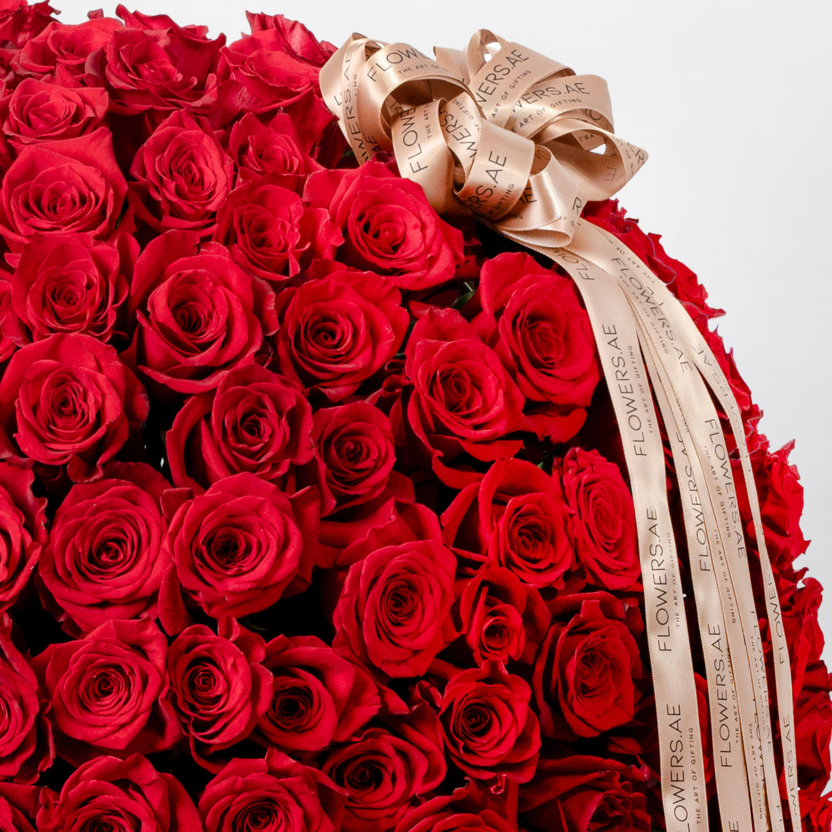 200 Red Roses Basket
