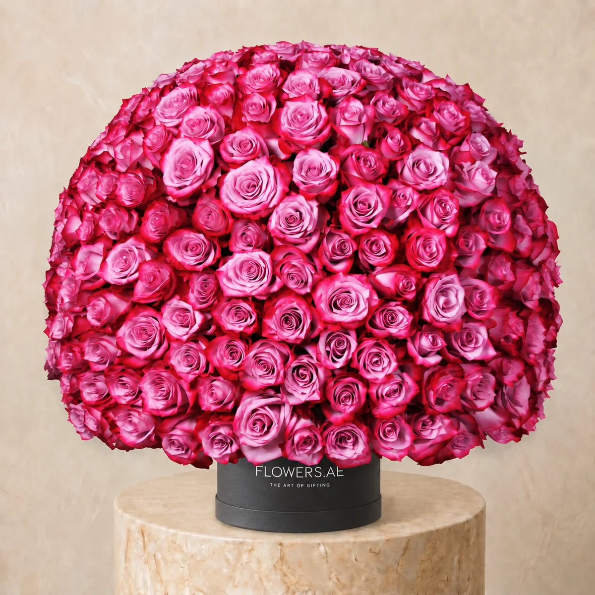 365 Purple Roses Hatbox