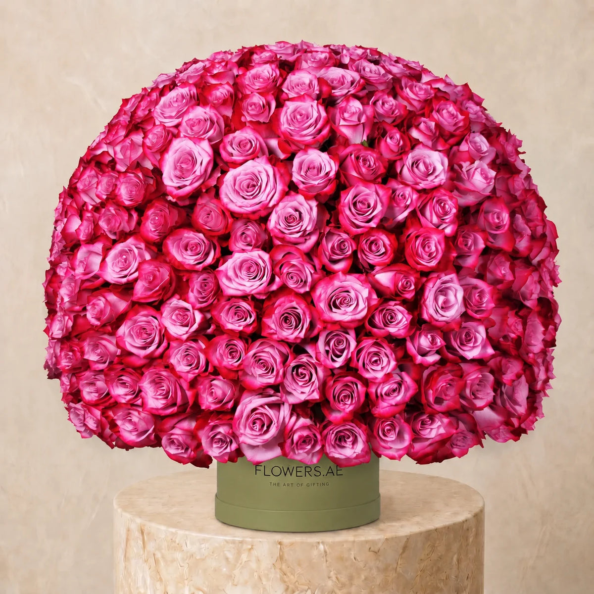 365 Purple Roses Hatbox