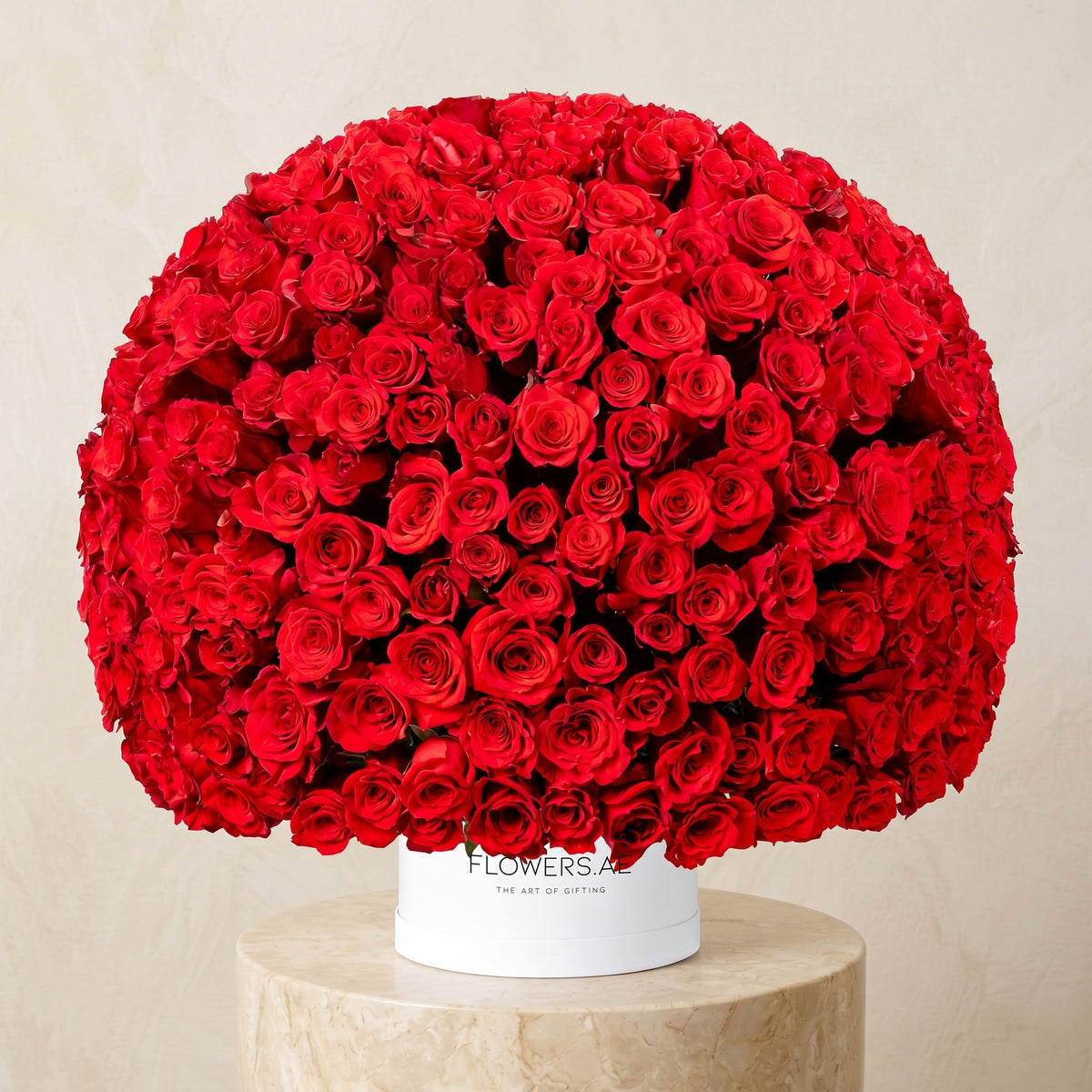 365 Red Roses Hatbox