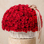 365 Red Roses Basket