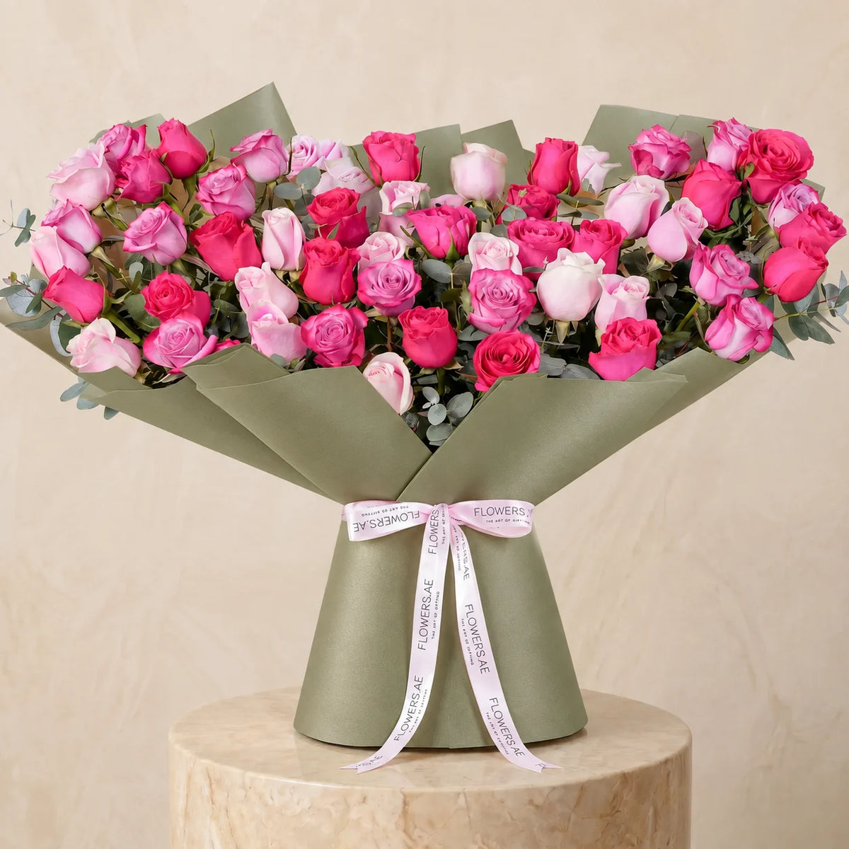 50 Blush Roses